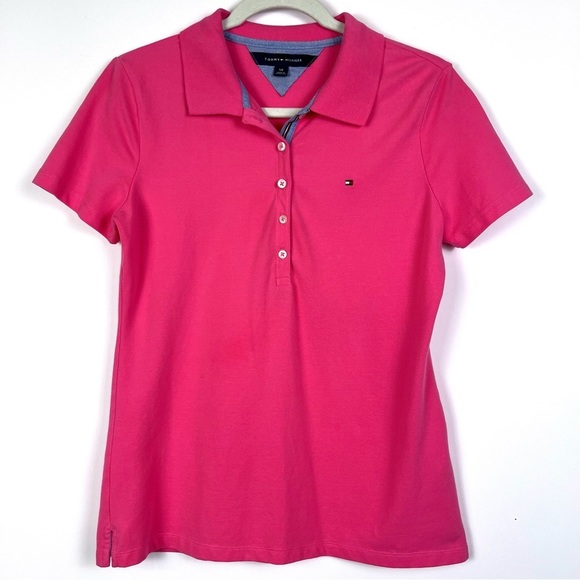 2/$30 Tommy Hilfiger Pink Polo Shirt - Size Small - Picture 1 of 7